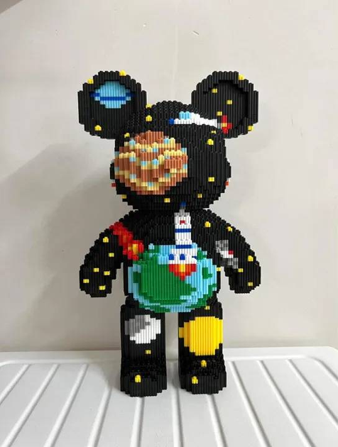 Конструктор 3D Magic Blocks в виде мишки Bearbrick "Космос" 40 см ...