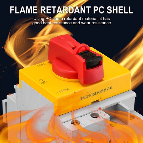 Rozłącznik Qoltec DC isolator z funkcją blokady 1200V 32A 8kV - obraz 5