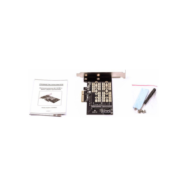 Контроллер AgeStar PCIe 3.0 X2 for SSD M.2 NVMe (AS-MC02) - изображение 2