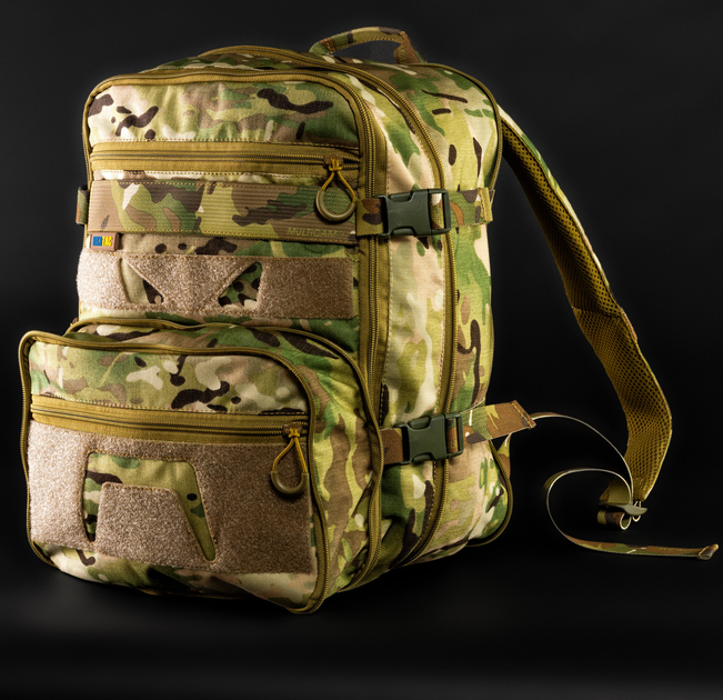 Тактический штурмовой военный рюкзак UKRTAC 20л "Мультикам" - изображение 2
