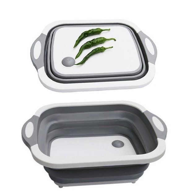 Доска-миска разделочная Folding Cutting Board 3в1 (складная разделочная доска) - изображение 2