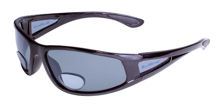 Бифокальные поляризационные очки BluWater Bifocal-3 (+3.0) Polarized (gray) серые - изображение 1