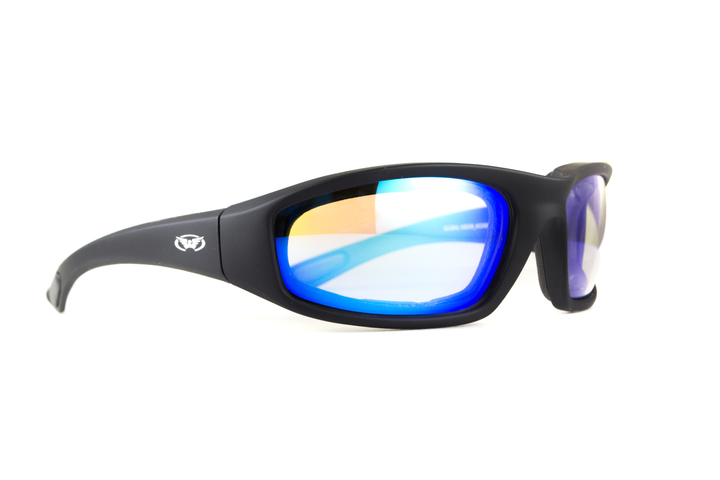 Окуляри фотохромні (захисні) Global Vision KickBack Photochromic (G-Tech™ blue) Anti Fog, фотохромні дзеркальні сині - зображення 2