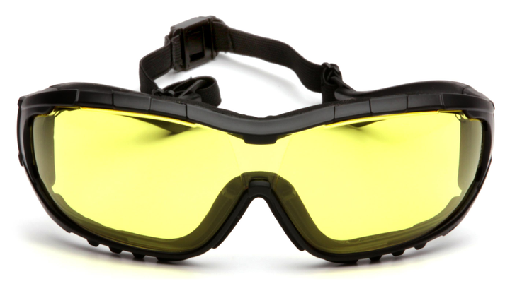 Защитные очки Pyramex V3G (amber) Anti-Fog, жёлтые - изображение 2