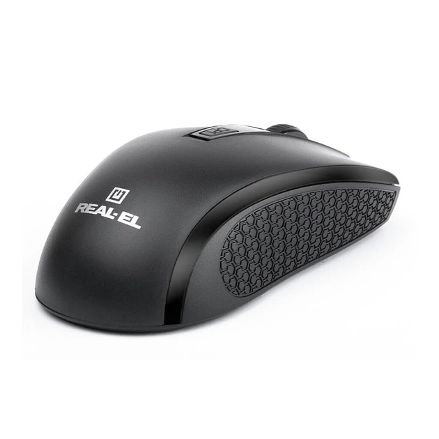 Мышка REAL-EL RM-308 Wireless Black - Фото 3 Мышка REAL-EL RM-308 Wireless Black - изображение 3