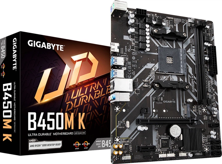 Материнська плата Gigabyte B450M K (sAM4, AMD B450, PCI-Ex16) - зображення 6