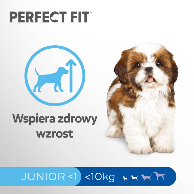 Sucha karma dla psów Perfect Fit Junior <1 z kurczakiem 825 g (4008429092442) - obraz 2