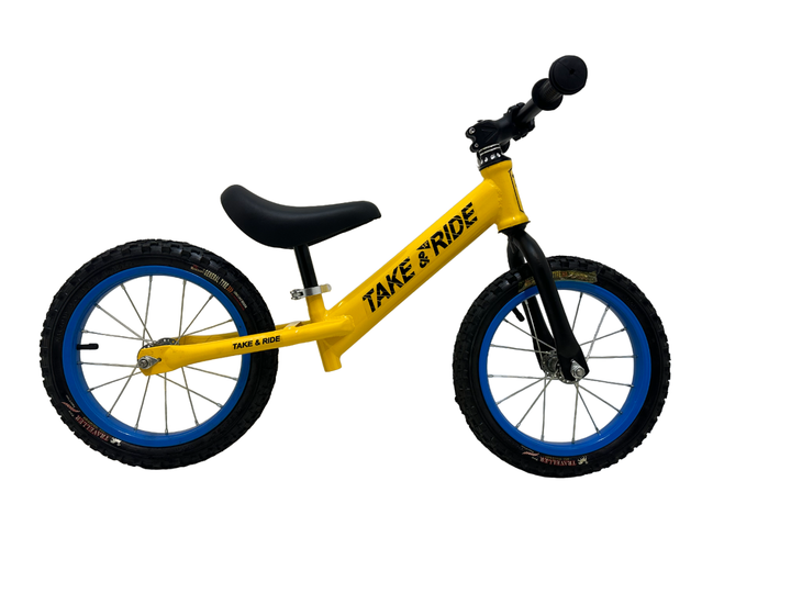 Біговел колеса 14 дюймів Take&Ride RB-50 МТВ з кермом MTB для дітей від 3 до 6 років Multicolor - изображение 3