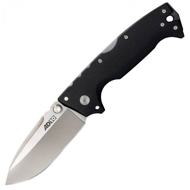 Ніж складаний Cold Steel AD - 10 Black замок Tri-Ad Lock 28DD - зображення 1