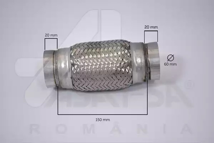 Гофра глушителя 60x150, ASAM (60104) - изображение 2