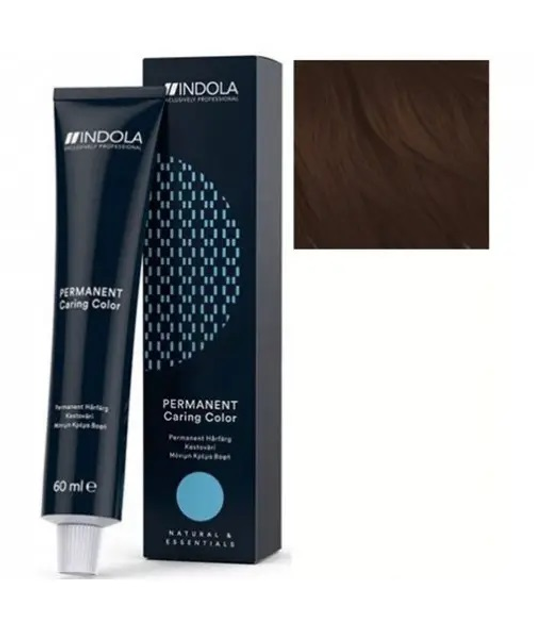 Farba do włosów Indola Professional Permanent Caring Colour 5.35 Light Brown Gold Mahogany 60 ml (4045787703672) - obraz 1