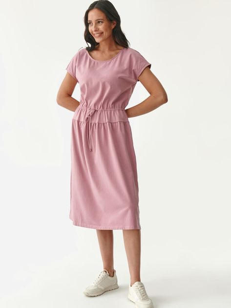 Плаття-футболка міді літнє жіноче Tatuum Natula T2215.197 S Рожеве (5900142153143) - зображення 1