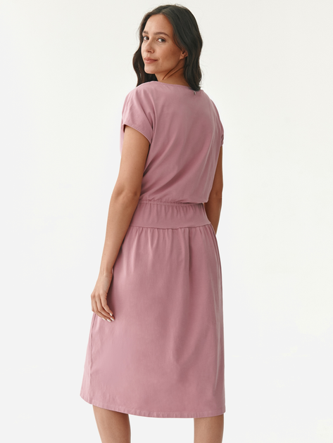 Плаття-футболка міді літнє жіноче Tatuum Natula T2215.197 S Рожеве (5900142153143) - зображення 2