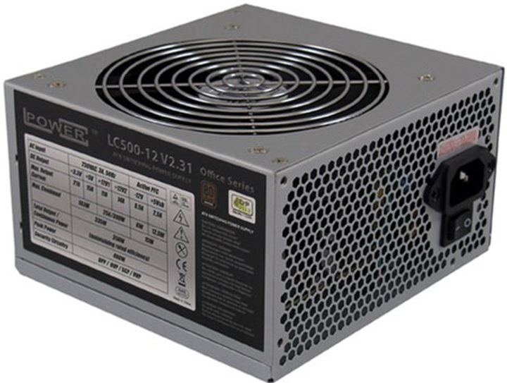 Блок питания LC-Power LC500-12 V2.31 400 W Bronze (4260070124402) - изображение 1