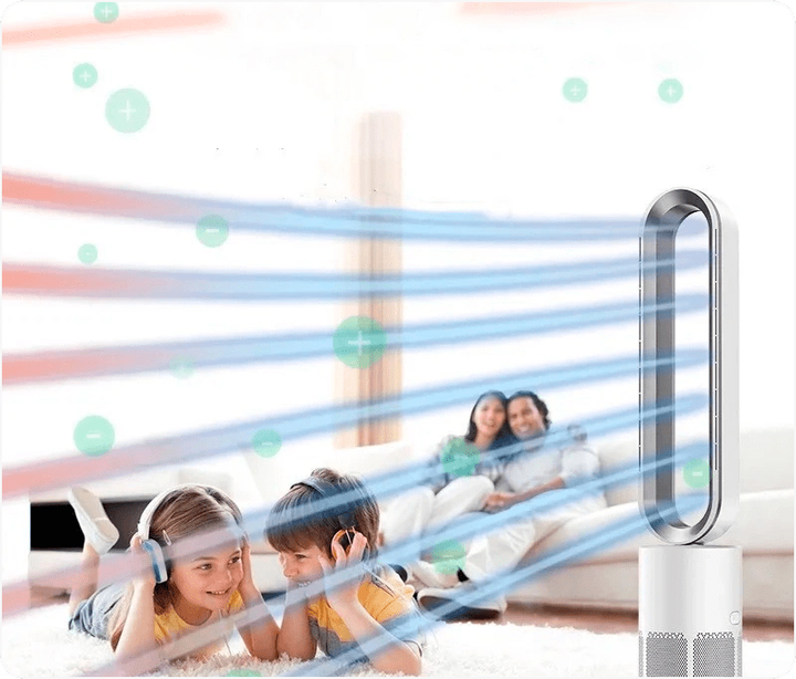 Инновационный воздухоочиститель Doctor101 Locco PRO 3-в-1 с безлопастным вентилятором и обогревателем с пультом ДУ HEPA-11 - изображение 13