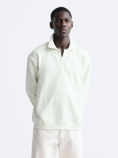 Світшот чоловічий Zara 316676490 XL Салатовий від Rozetka на платформі USKIDKA Акція на Світшот чоловічий Zara 316676490 XL Салатовий від Rozetka