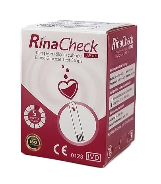 Тест-смужки Rina Check, 50 шт. - зображення 1