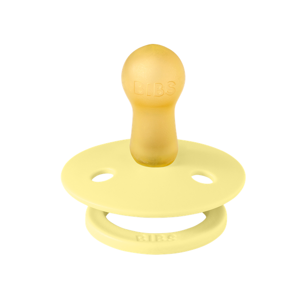 Соска пустушка BIBS 0-6 m Colour Latex Round – Sunshine - изображение 2
