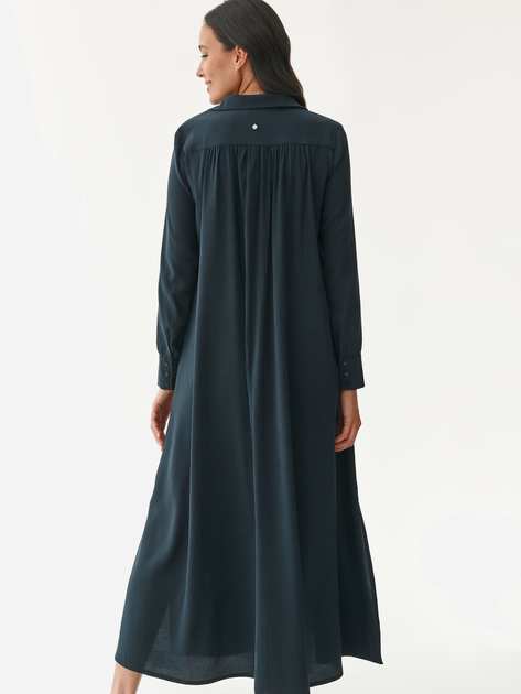 Sukienka koszulowa midi jesienna damska Tatuum Natoli T2216.201 34 Granatowa (5900142161476) - obraz 2