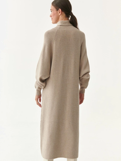 Sukienka wiązana długa jesienna damska Tatuum Ronesi T2232.195 XL Beżowa (5900142187247) - obraz 2