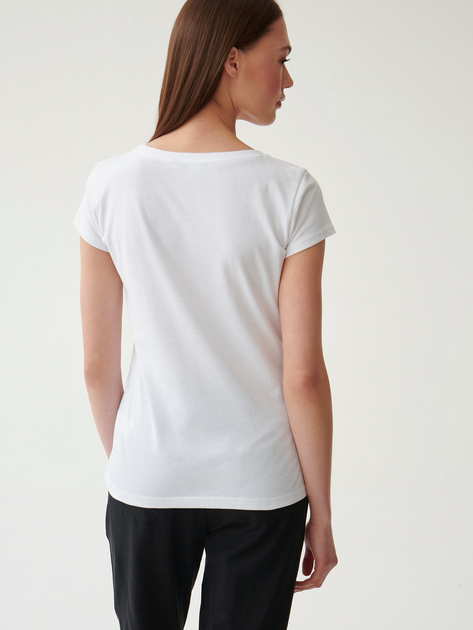 Koszulka damska bawełniana Tatuum ANTONIA 2 T2314.110 L Biała (5900142251535) - obraz 2