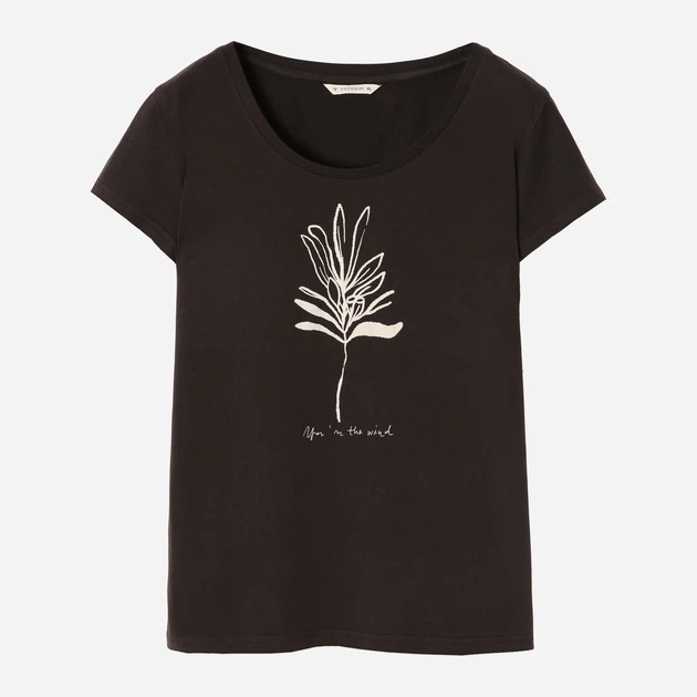 Футболка бавовняна жіноча Tatuum ANTONIA 2 T2314.110 S Коричнева (5900142251580) - зображення 5