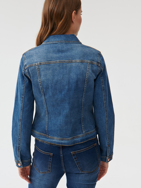 Джинсова куртка жіноча Tatuum Beska T2315.012 38 Синя (5900142256981) - зображення 2