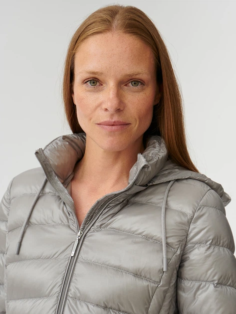 Kurtka przejściowa krótka z kapturem damska Tatuum Markana T2316.011 38 Szara (5900142262258) - obraz 4