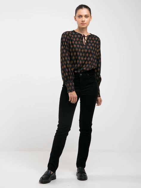 Jeansy slim fit damskie Big Star Katrina High Waist Cord-906 33-32 Czarne (5900714678371) - obraz 3