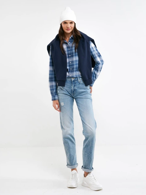 Koszula damska Big Star Patisi-401 M Niebieska (5900714666446) - obraz 6