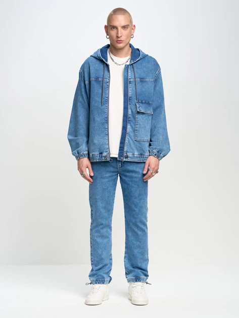 Куртка джинсова чоловіча Big Star Willou-319 M Синя (5900714661113) - зображення 5
