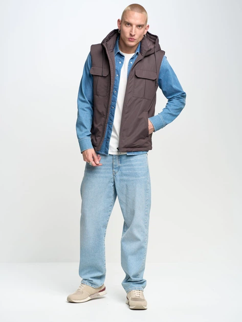 Bezrękawnik męski Big Star Yves-905 M Szary (5900714664756) - obraz 6