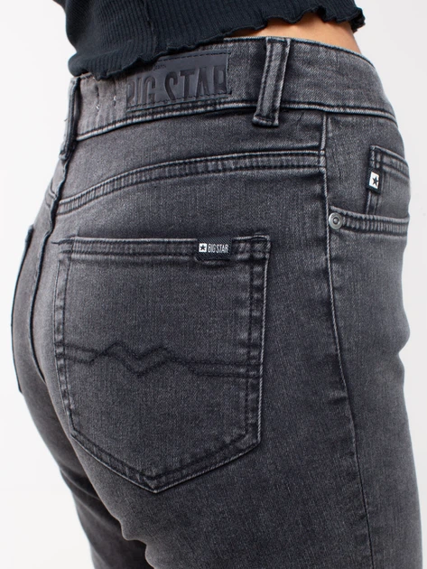 Jeansy slim fit damskie Big Star Maggie-997 26-30 Czarne (5900714696900) - obraz 6