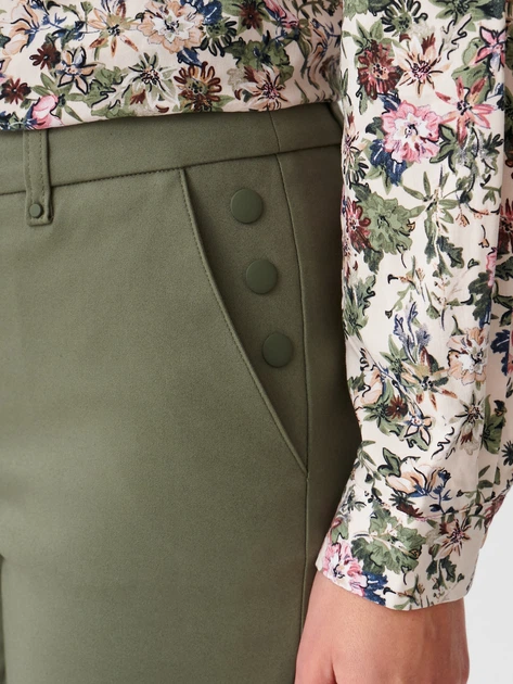 Spodnie damskie Tatuum Filimi T2318.139 40 Khaki (5900142262128) - obraz 3