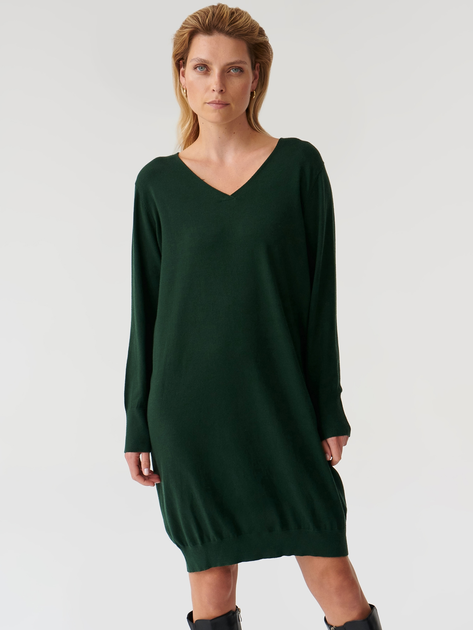 Sukienka midi jesienna damska Tatuum Medilla T2318.196 S Zielona (5900142261404) - obraz 1