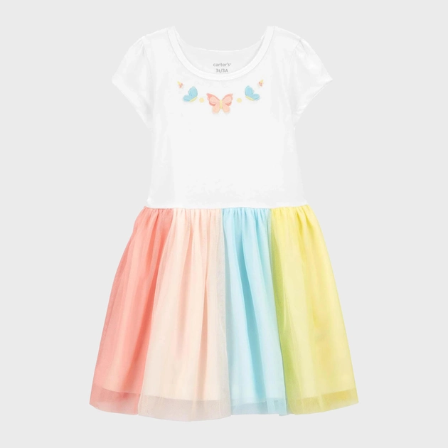Акція на Дитяче літнє фатинове плаття для дівчинки Carters 2Q666110 105-112 см Різнокольорове від Rozetka