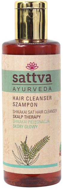 Шампунь Sattva Hair Cleanser Shikakai доглядовий 210 мл (8904114604043 / 5903794180512) - зображення 1