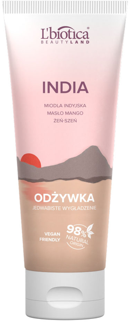 Odżywka do włosów L'biotica Beauty Land India jedwabiste wygładzenie 200 ml (5903246243154) - obraz 1