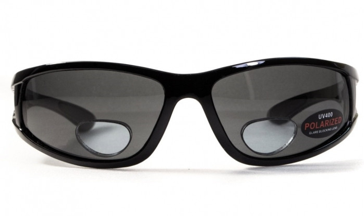 Бифокальные поляризационные очки BluWater Bifocal-3 (+1.5) Polarized (gray) серые - изображение 2