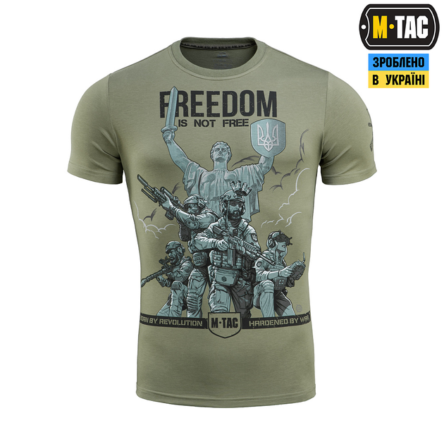 M-Tac футболка Freedom Light Olive 3XL - зображення 2