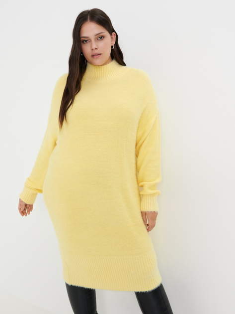 Sukienka sweterkowa damska Sinsay 8939E-10X S Żółta (5904020250924) - obraz 1