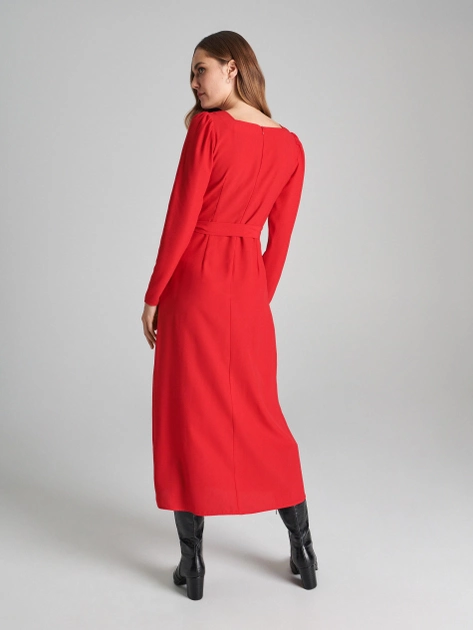 Сукня міді осіння жіноча Sinsay 3301F-33X XS Червона (5904116776062) - зображення 2