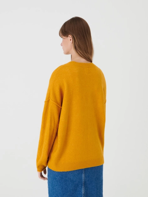 Sweter damski oversize Sinsay 8938E-18X XS Pomarańczowy (5904015574134) - obraz 2