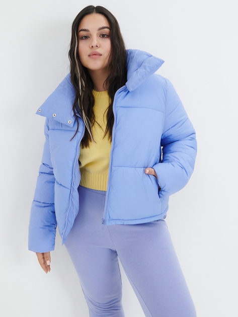 Куртка зимова жіноча Sinsay 6555J-04X S Блакитна (5904426098373) - зображення 1