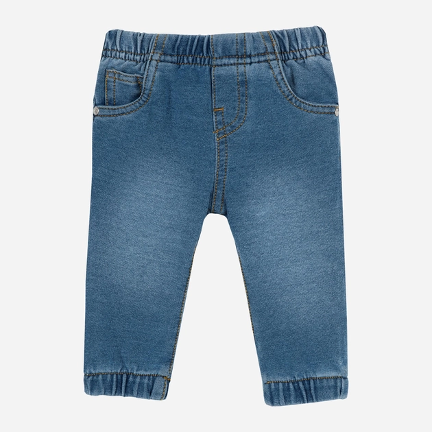 Дитячі джинси на резинці для хлопчика Chicco 09008127000000 62 см Сині (8054707598515) - зображення 1