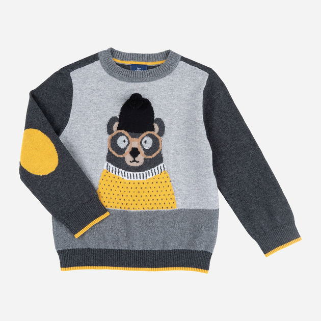 Дитячий светр для хлопчика Chicco 09069542000000 122 см Темно-сірий (8059609195169) - зображення 1