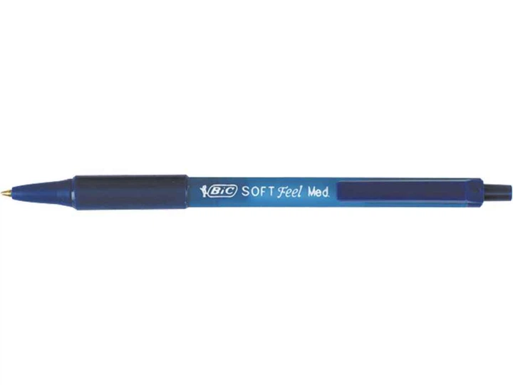 Ручка BIC синій кулькова Soft Clic Grip, 12шт bc8373982 - Фото 1 Ручка BIC синій кулькова Soft Clic Grip, 12шт bc8373982 - зображення 1