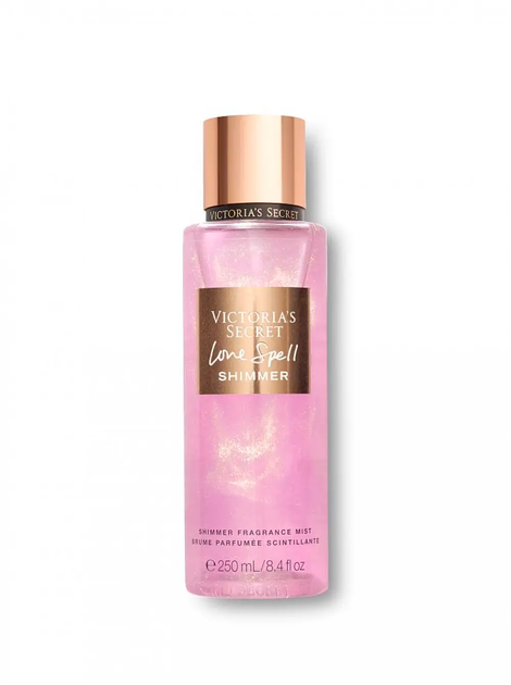 Парфумований спрей для тіла Victoria's Secret Love Spell Shimmer 250 мл - Фото 1 Парфумований спрей для тіла Victoria's Secret Love Spell Shimmer 250 мл - зображення 1