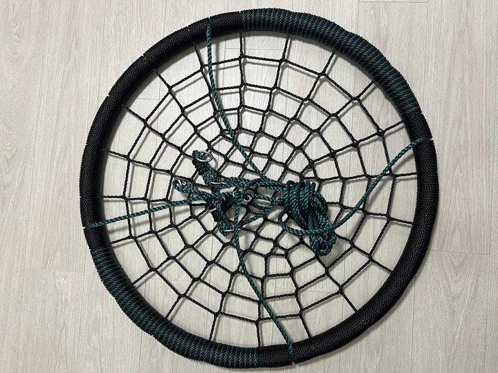 Качеля Гніздо Round KBT 100 см, Зелений - зображення 2
