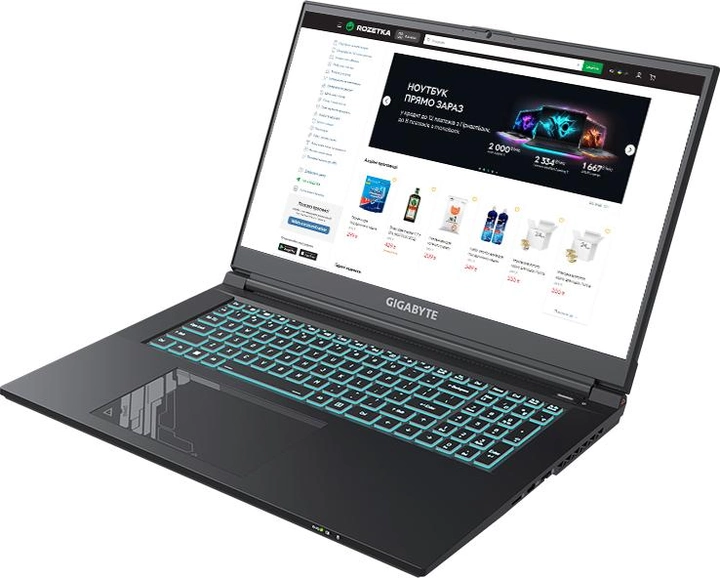 Ноутбук Gigabyte G7 KF i5-12500H/32GB/512 RTX4060 144Hz (KF-E3EE213SD) - Фото 3 Ноутбук Gigabyte G7 KF i5-12500H/32GB/512 RTX4060 144Hz (KF-E3EE213SD) - изображение 3